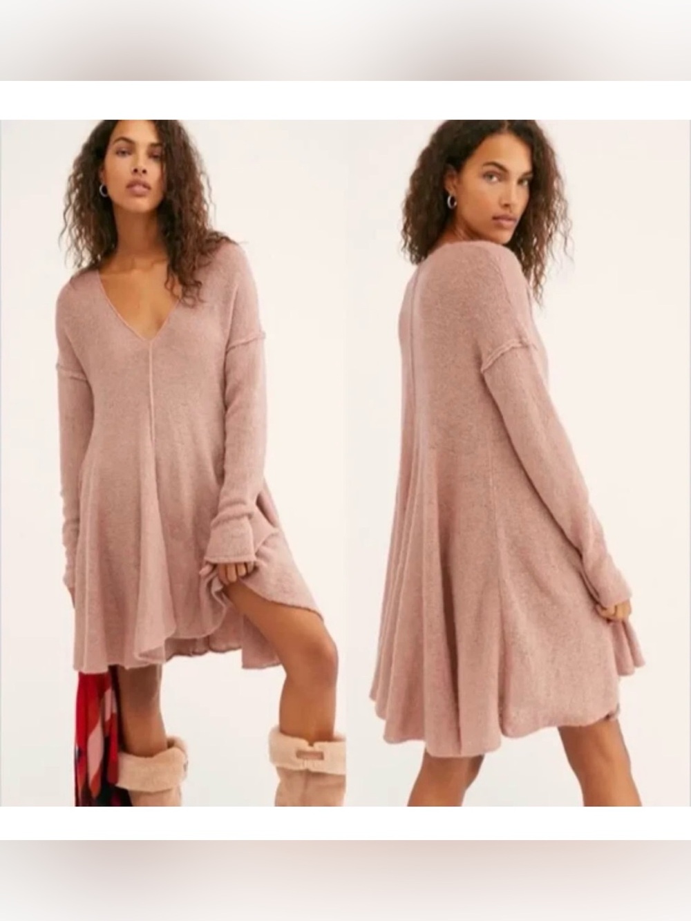 Free People Dancing in the Forest Tunic Sweater Dress